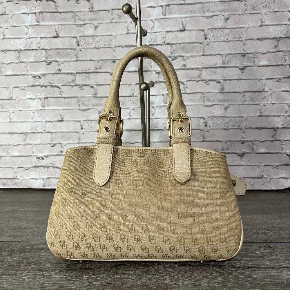 Dooney Bourke Handbag Vintage Shoulder Signature Cream